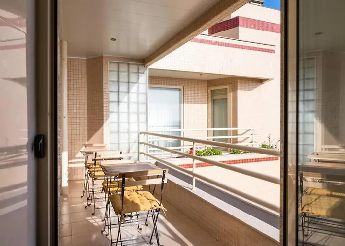 Barramares 5 - 4ºandar Piscina Exterior Vista Mar アパート